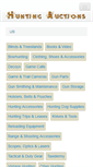 Mobile Screenshot of huntingauctions.net